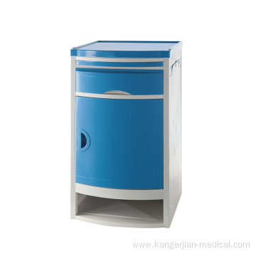 Hospital medical high end bedside tray table abs bedside cabinet